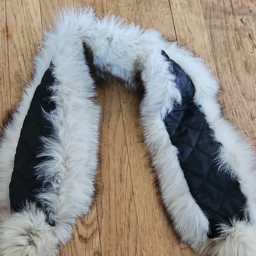 Vintage Fox Fur Scarf Collar OS